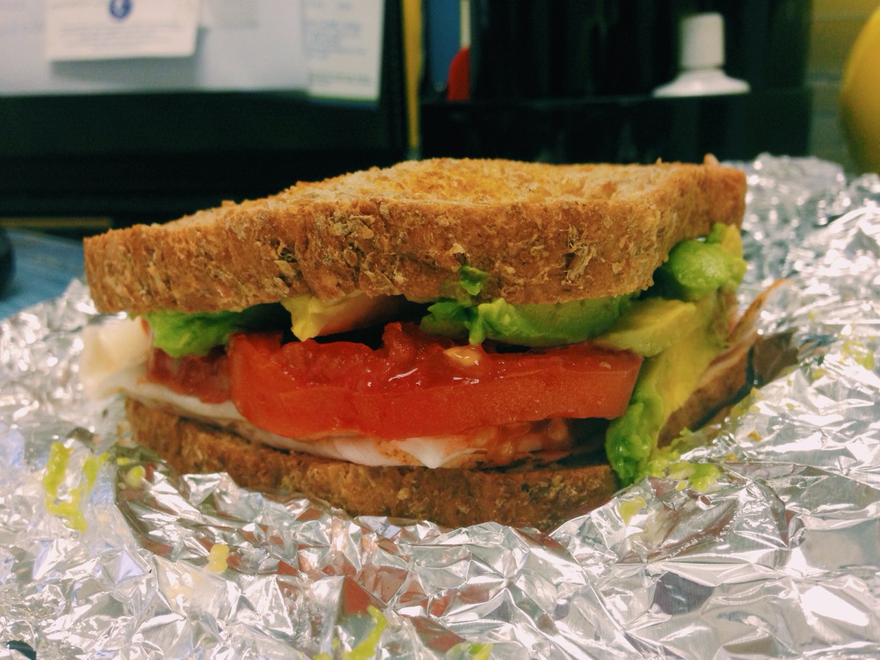 turkey avocado sandwich Directions, calories, nutrition & more Fooducate