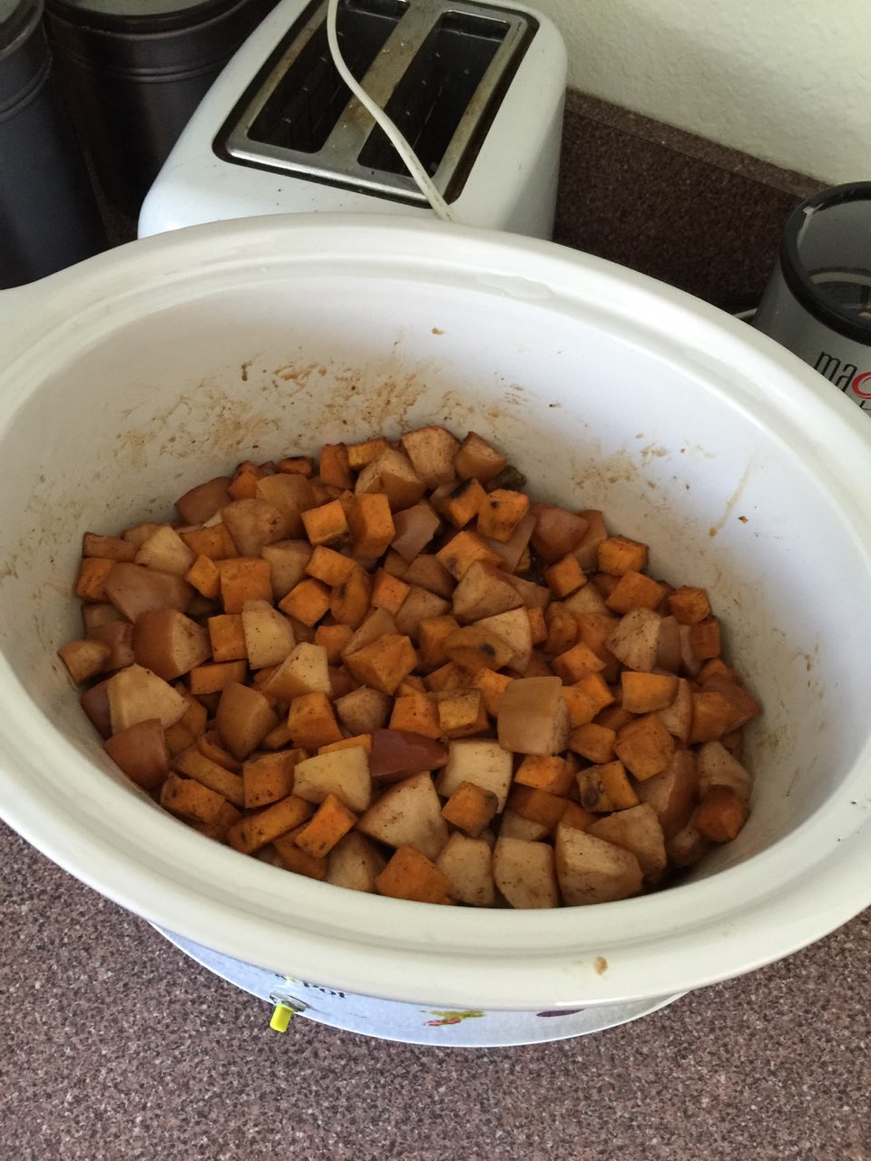 SlowCooker Sweet Potatoes and Apples Directions, calories, nutrition