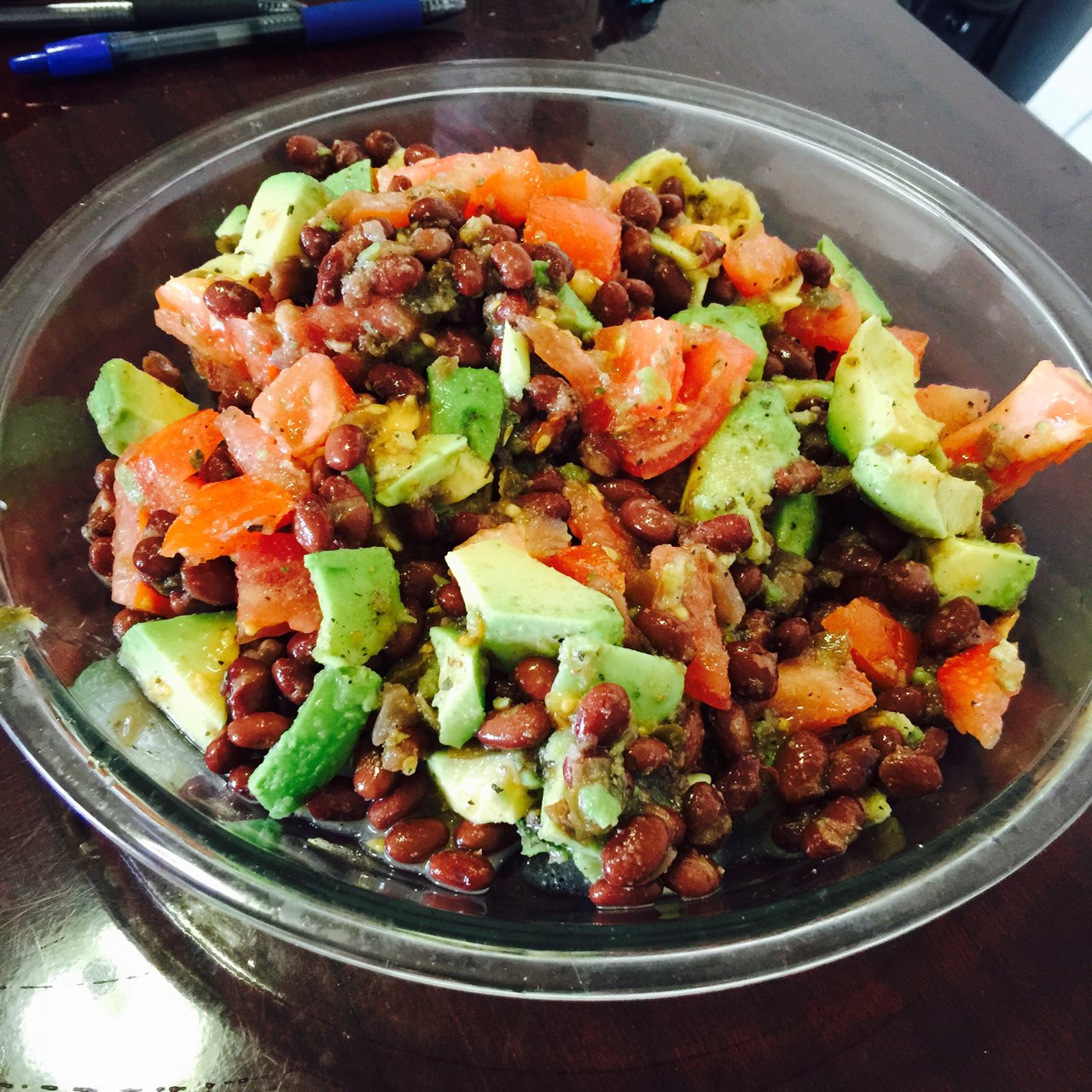 clean and delicious black bean salad Directions, calories, nutrition