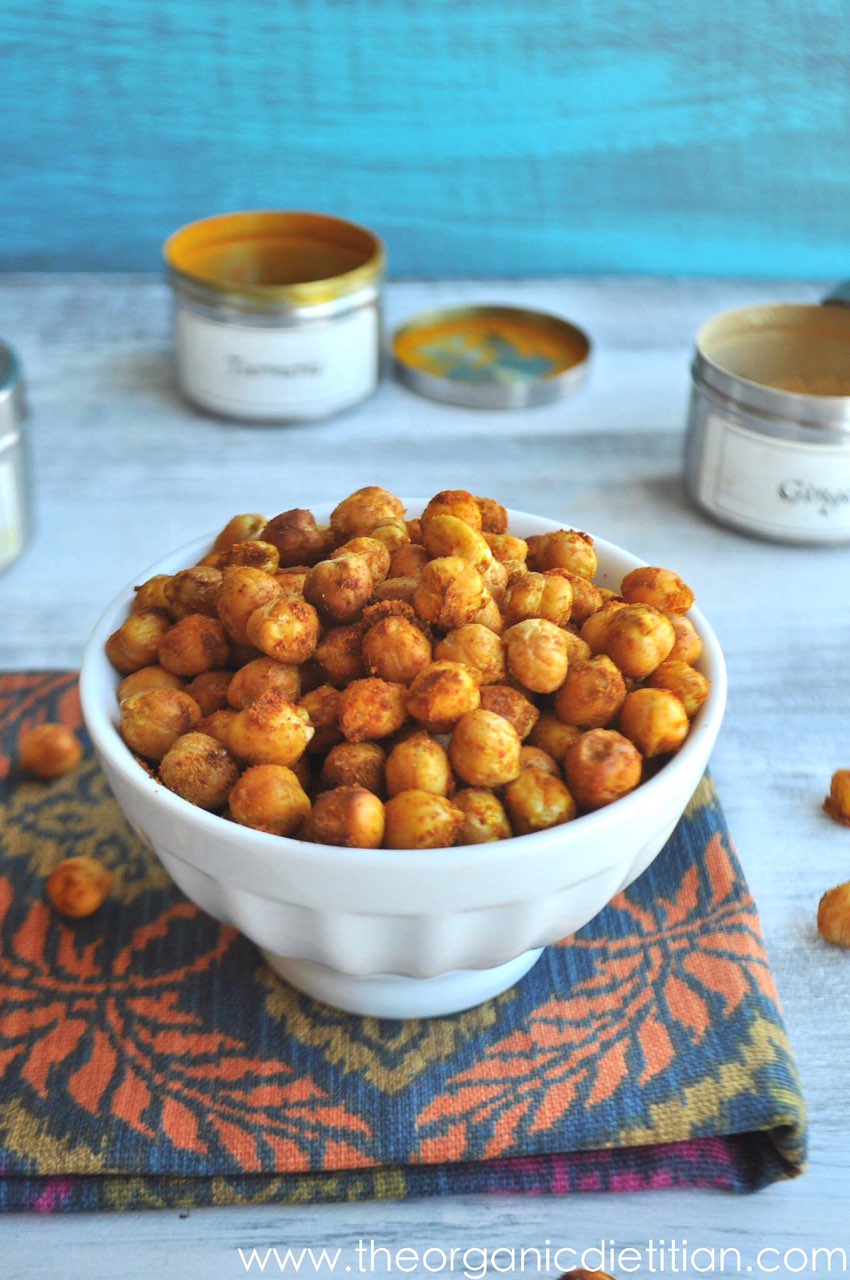 Paprika Roasted Chickpeas Directions, calories, nutrition & more