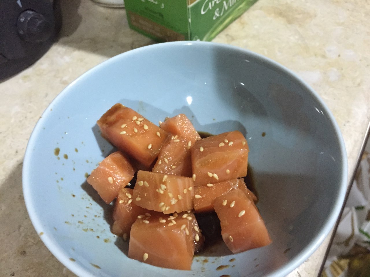 Salmon sashimi Directions, calories, nutrition & more Fooducate