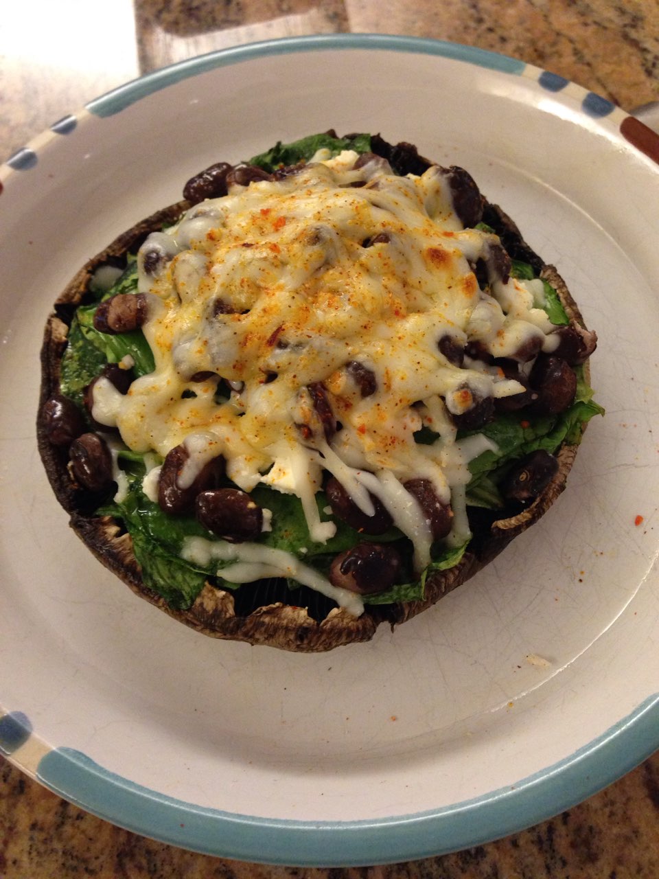 Baked Bean Portobello Cap Directions, calories, nutrition & more Fooducate