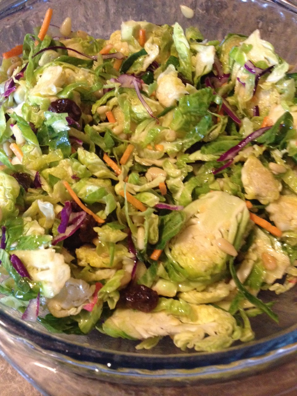 Shaved Sprouts and Avocado Salad Directions, calories, nutrition