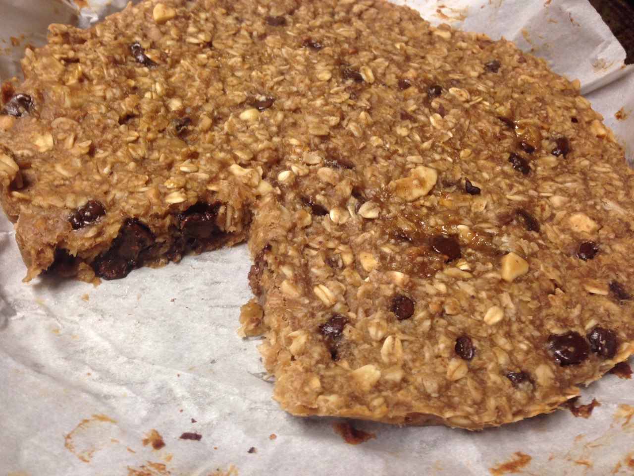 nutty peanut butter banana granola bars Directions, calories