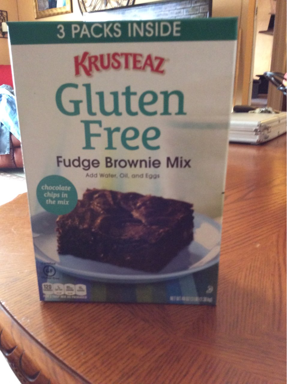gluten free fudge brownie Directions, calories, nutrition & more