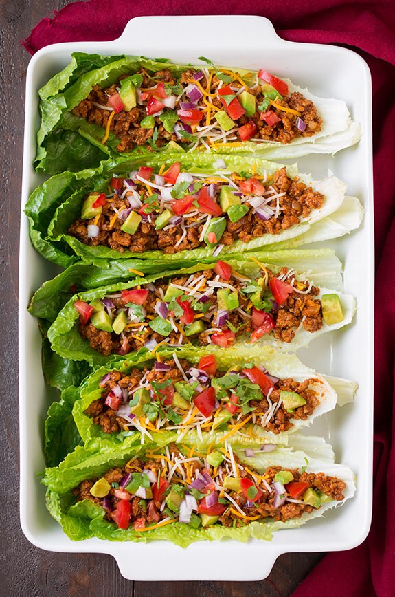 Mexican Lettuce Wraps Directions, calories, nutrition & more Fooducate
