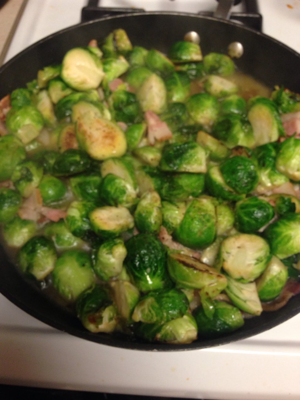 Brussels sprouts and Bacon Directions, calories, nutrition & more