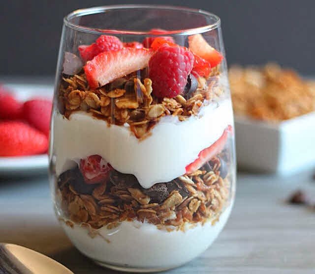 Parfait with Granola Directions, calories, nutrition & more Fooducate