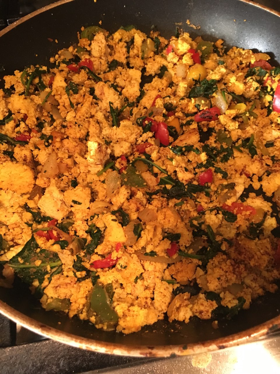 Southwest Tofu Scramble Directions, calories, nutrition & more Fooducate