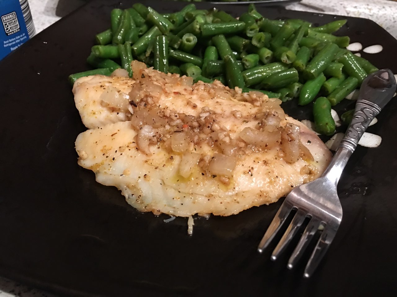 garlic fish Directions, calories, nutrition & more Fooducate