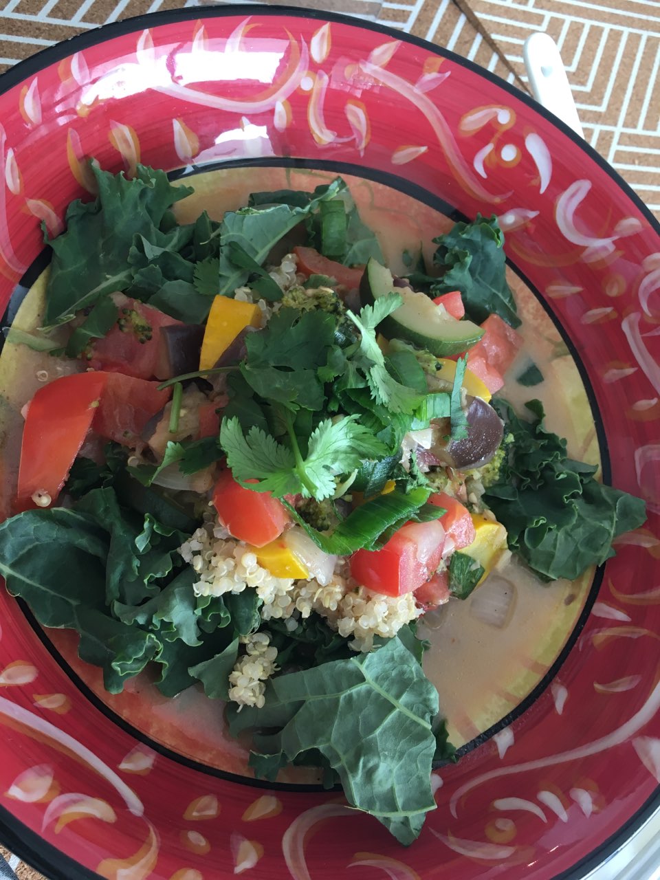 Alkaline Thai inspired vegetable ragu Directions, calories, nutrition