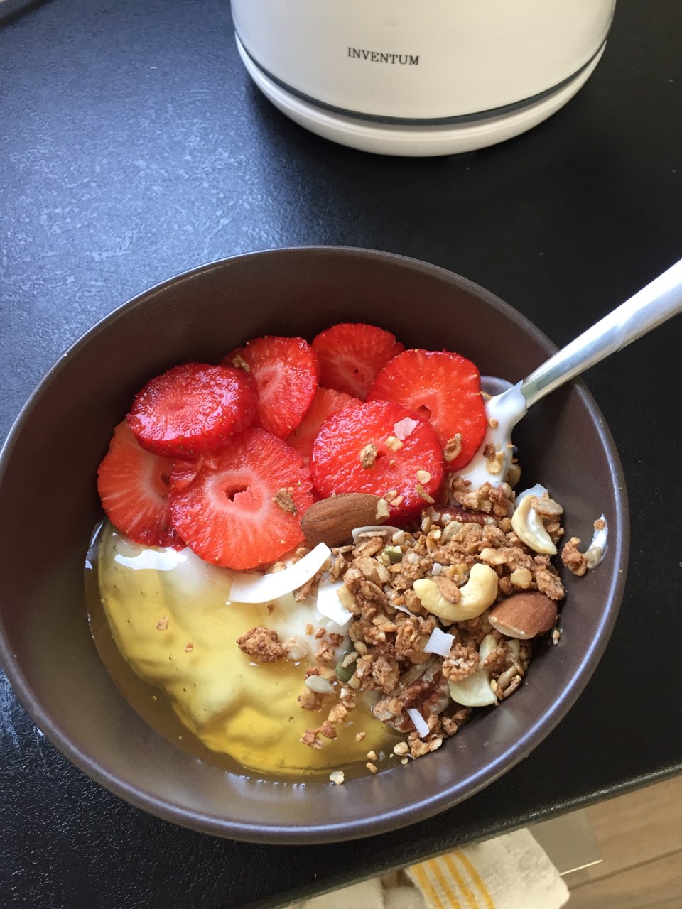 High Protein Yogurt Bowl Directions, calories, nutrition & more