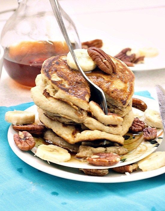 Single Serving Stack of Pancakes Directions, calories, nutrition