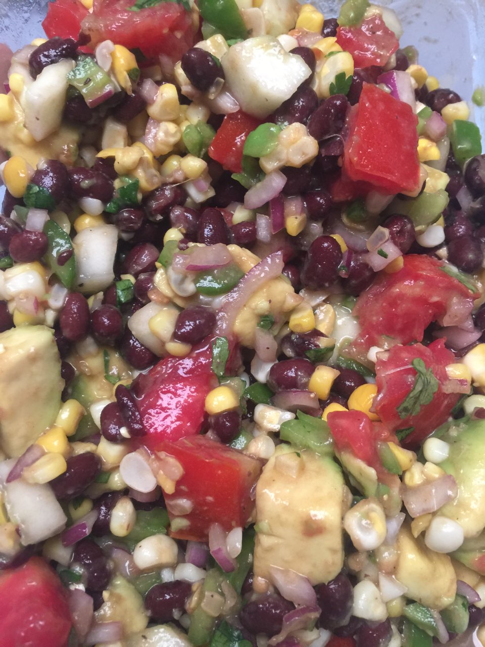 South Western Black Bean Salad Directions, calories, nutrition & more