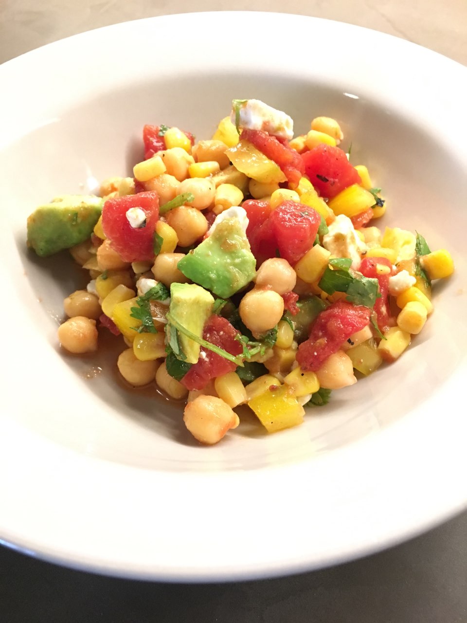 Garbage Garbanzo Salad Directions, calories, nutrition & more Fooducate