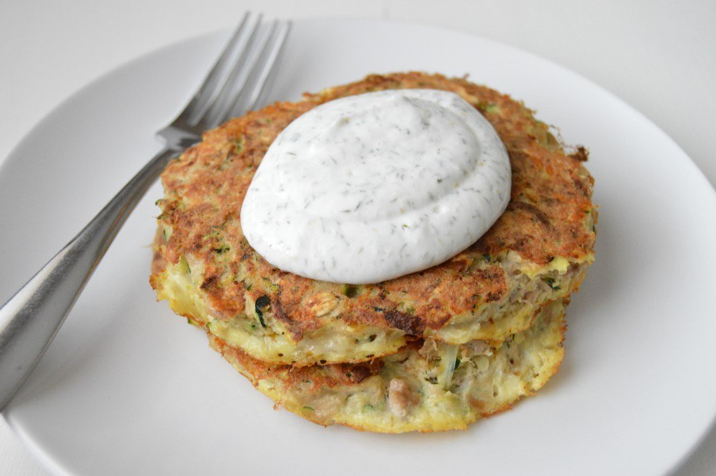 Protein Packed Tuna Zucchini Cakes Directions, calories, nutrition