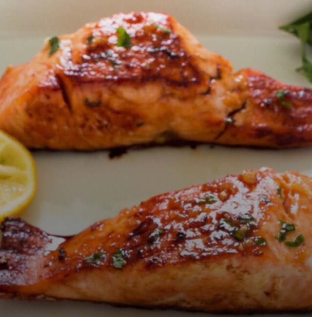 Honey garlic salmon Directions, calories, nutrition & more Fooducate