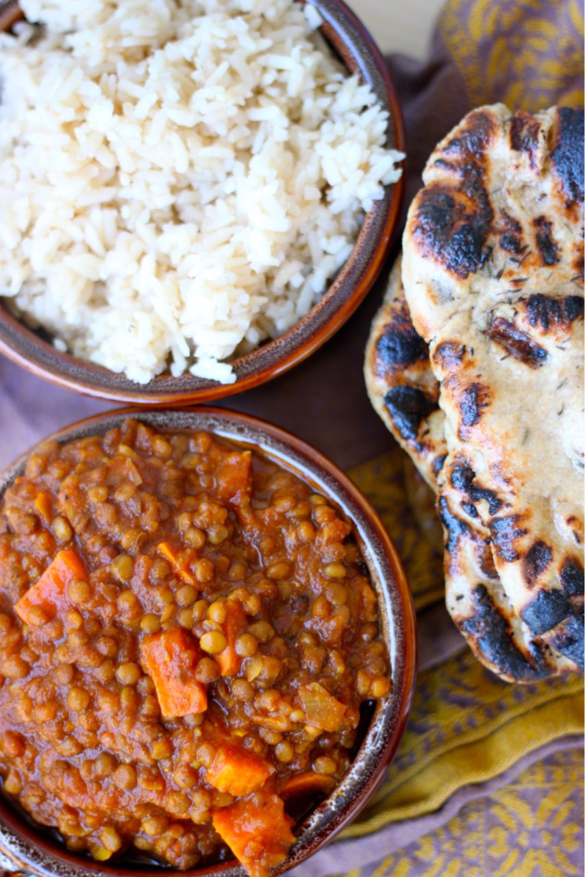 CROCK POT INDIAN SPICED LENTILS Directions, calories, nutrition & more