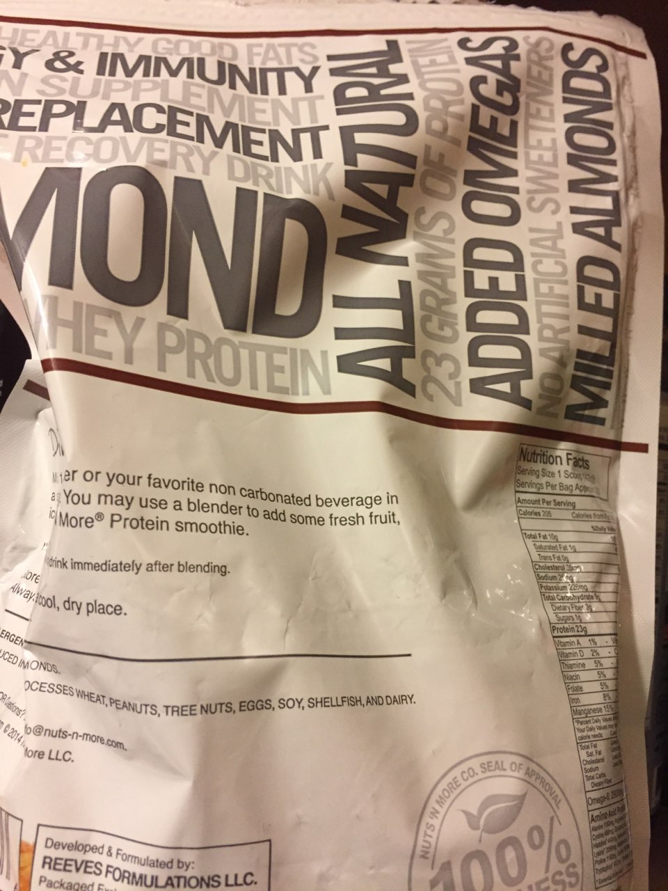 Almond post workout smoothie Directions, calories, nutrition & more