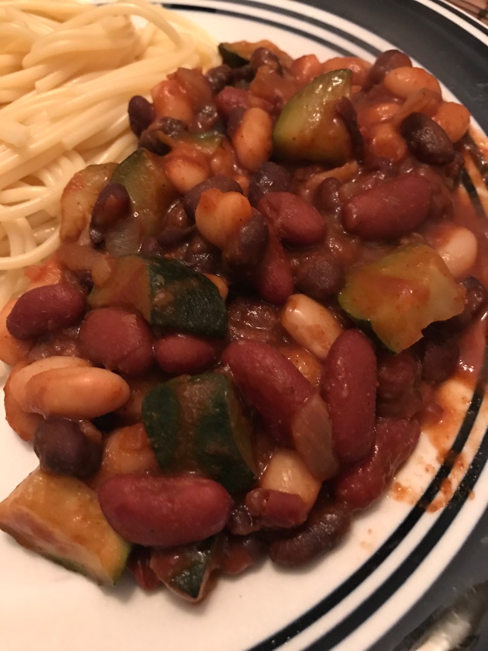 Zucchini Chili Directions, calories, nutrition & more Fooducate