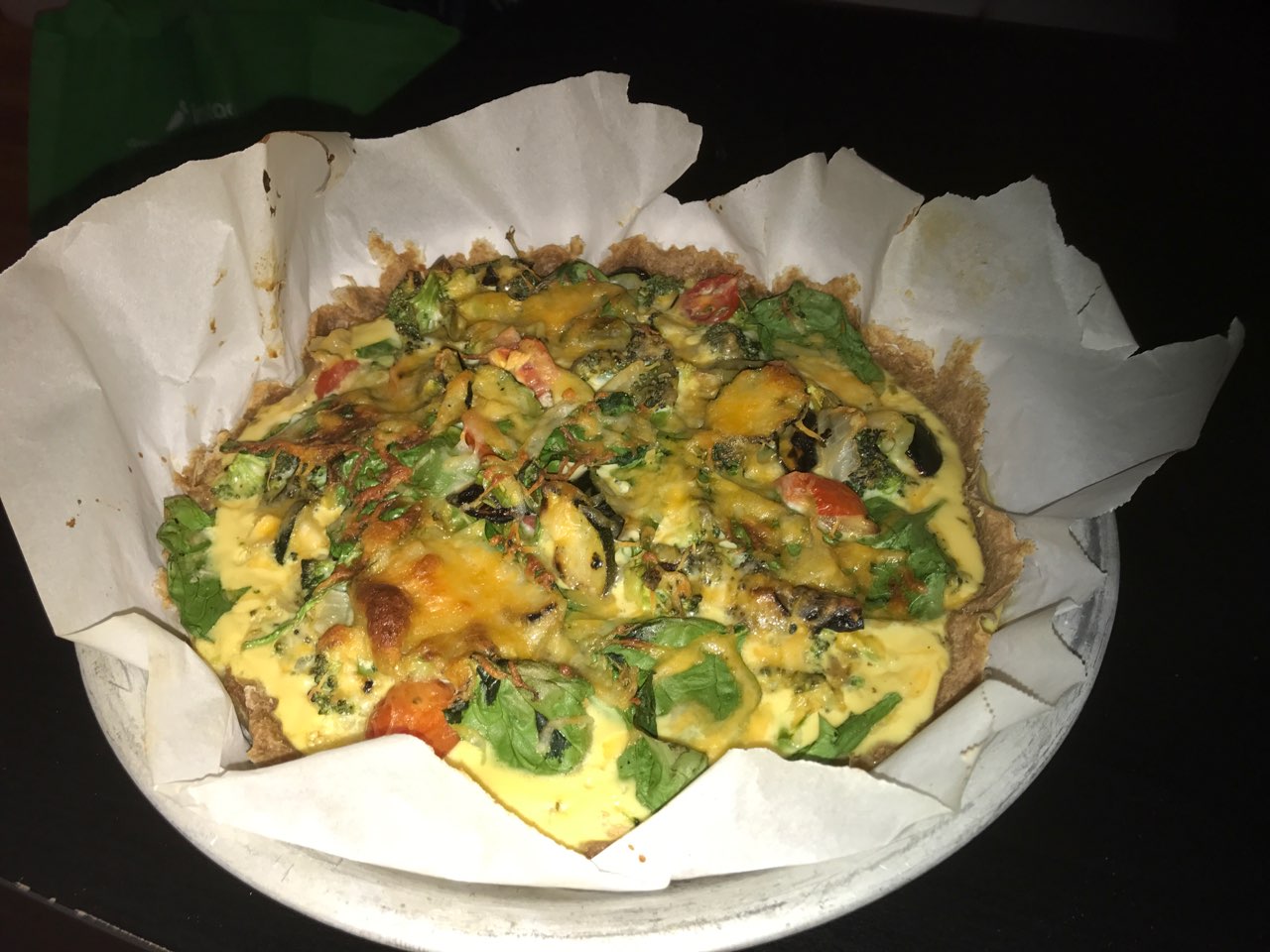 Veggie Quiche Directions, calories, nutrition & more Fooducate