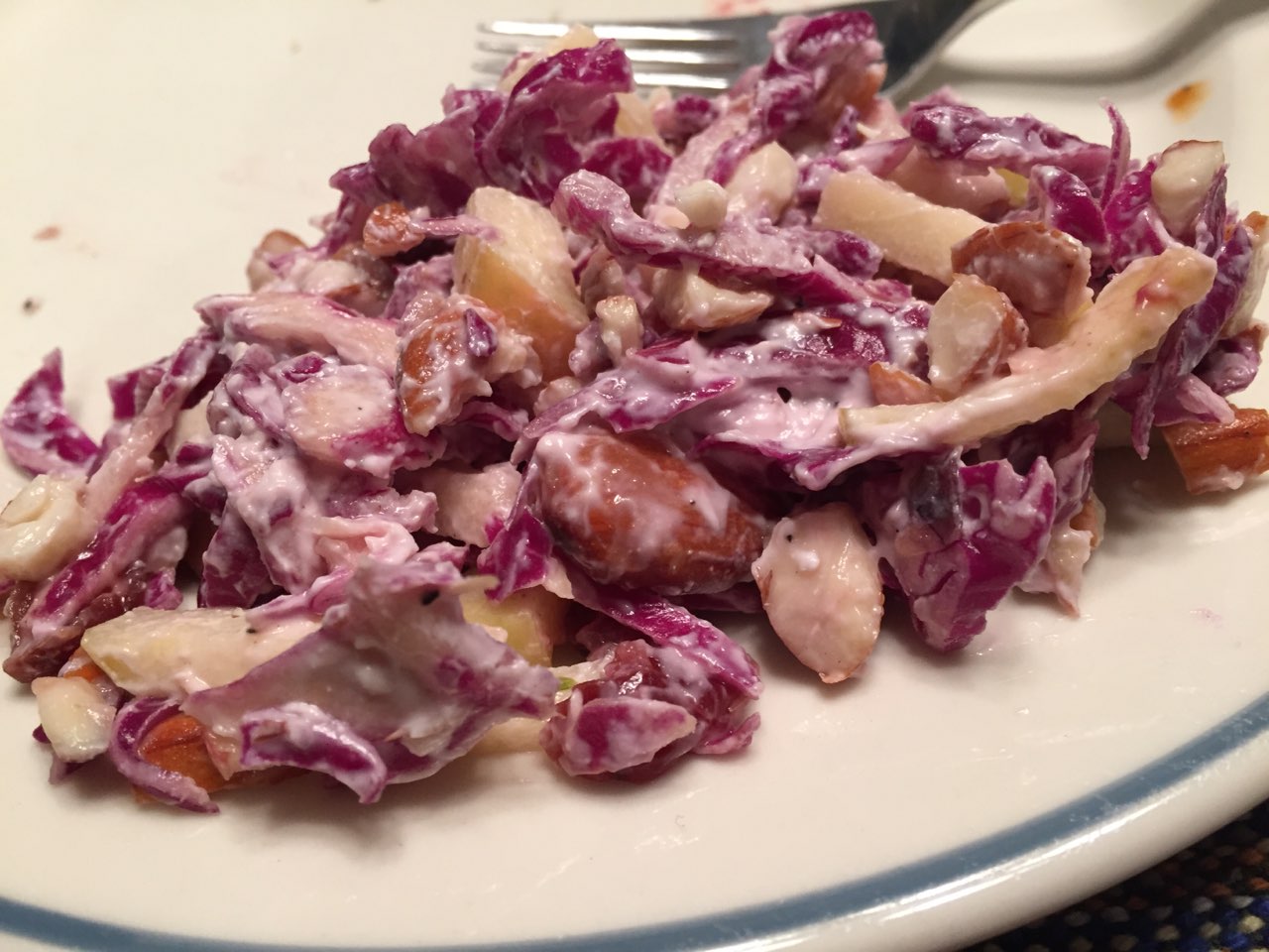 Waldorf Coleslaw Directions, calories, nutrition & more Fooducate