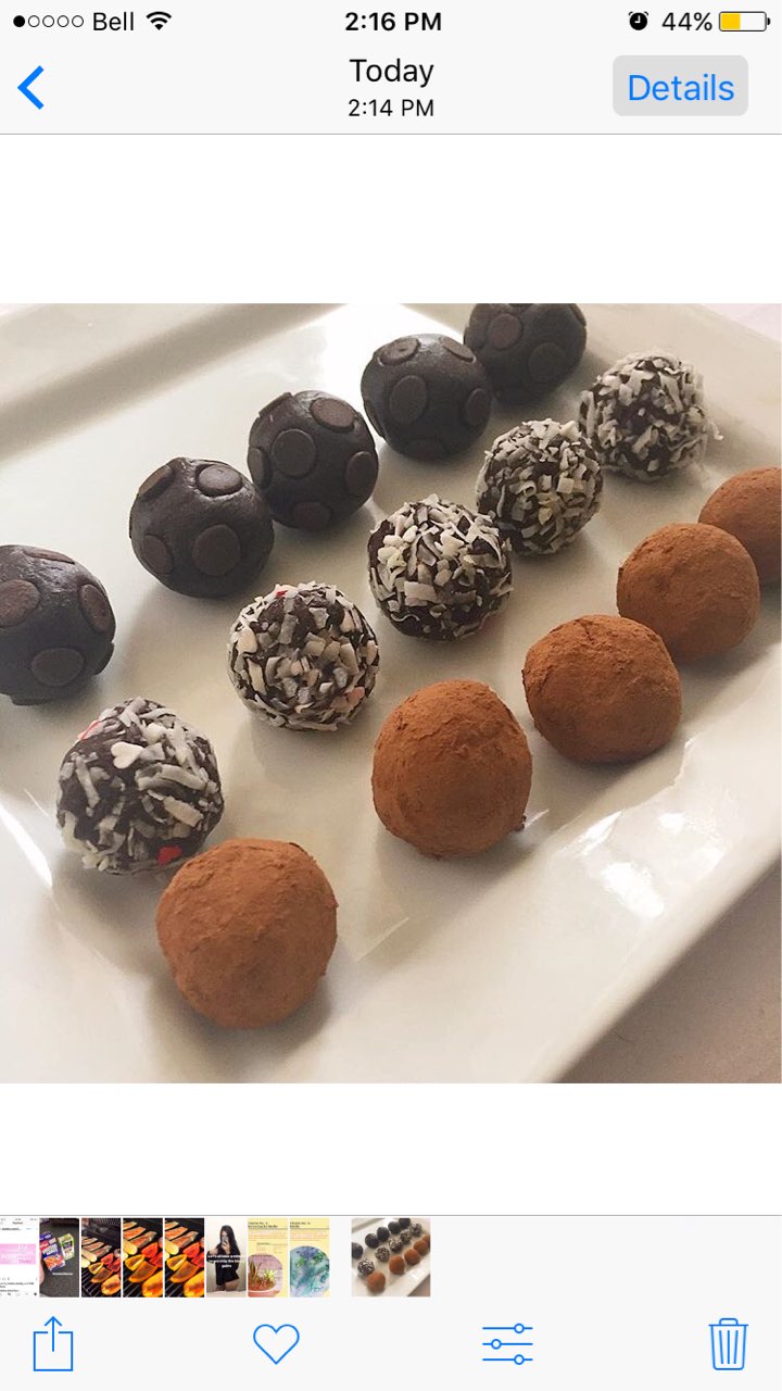 3 Ingredient Vegan Chocolate Truffles Directions, calories, nutrition