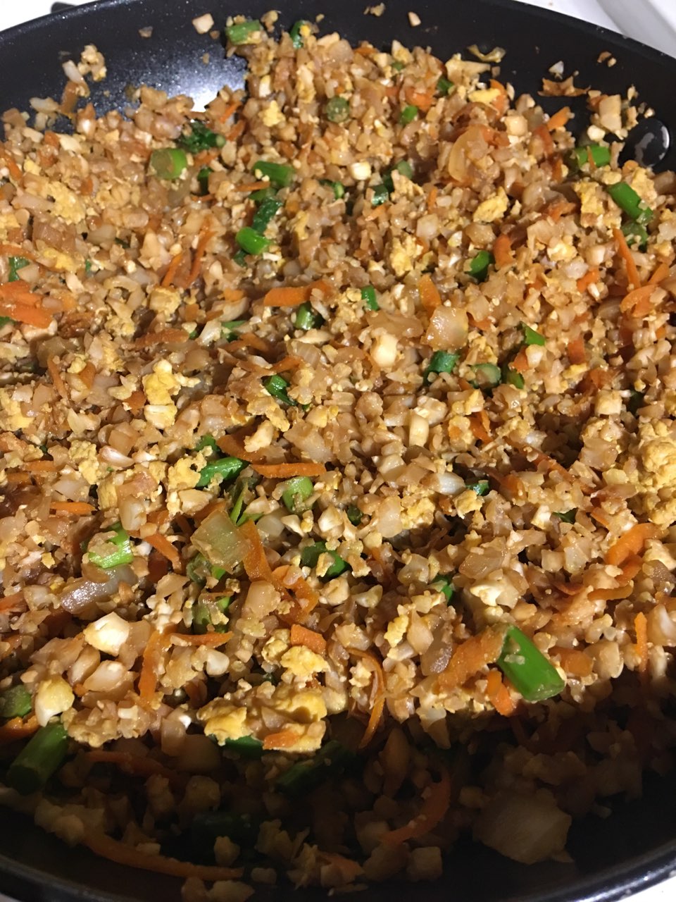 Cauliflower Fried Rice Directions, calories, nutrition & more Fooducate