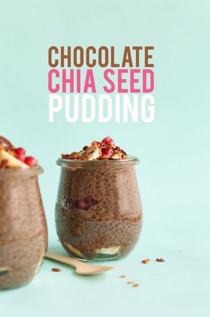 vegan chocolate chia seed pudding Directions, calories, nutrition