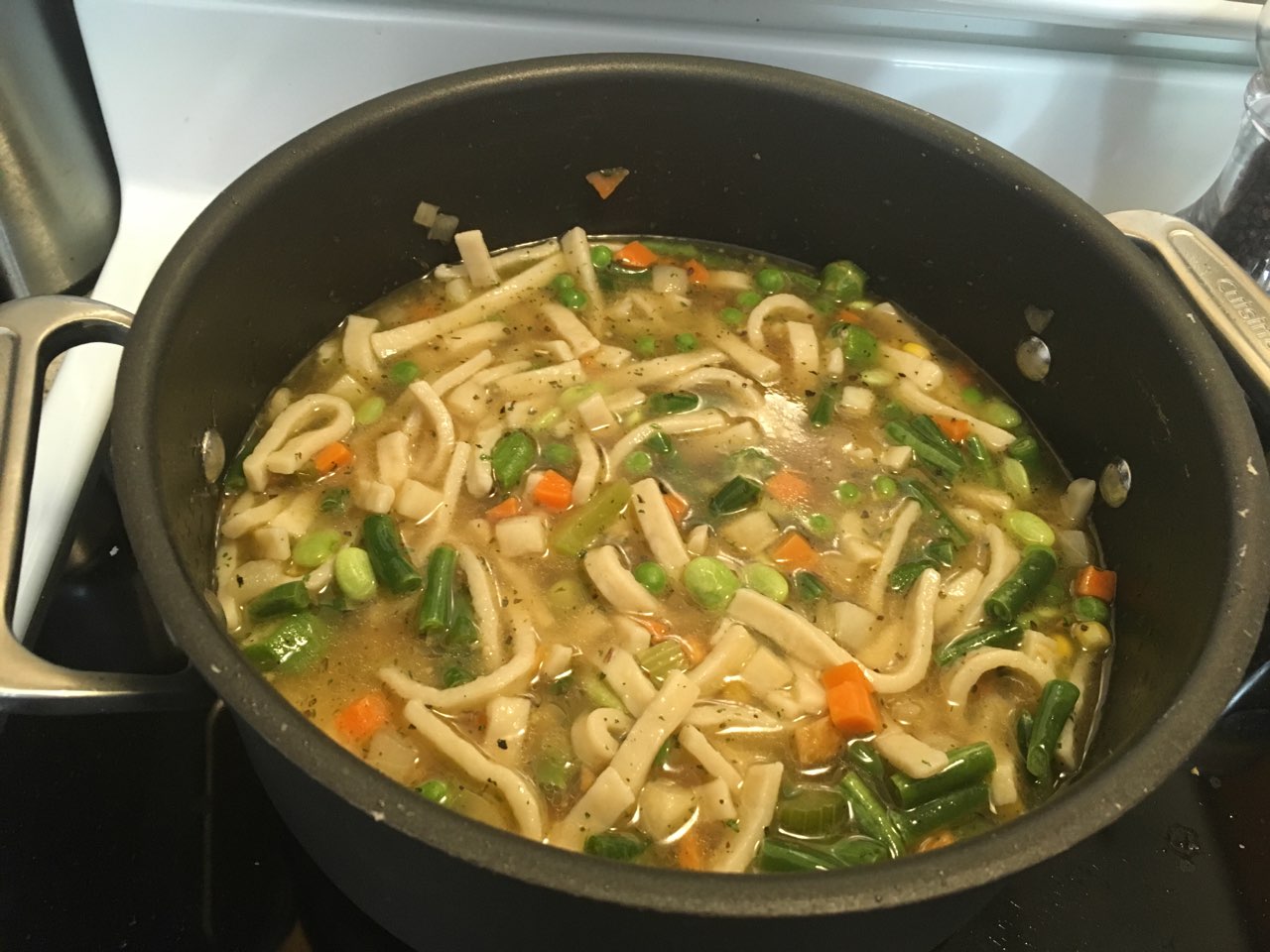 vegetable and egg noodle soup Directions, calories, nutrition & more