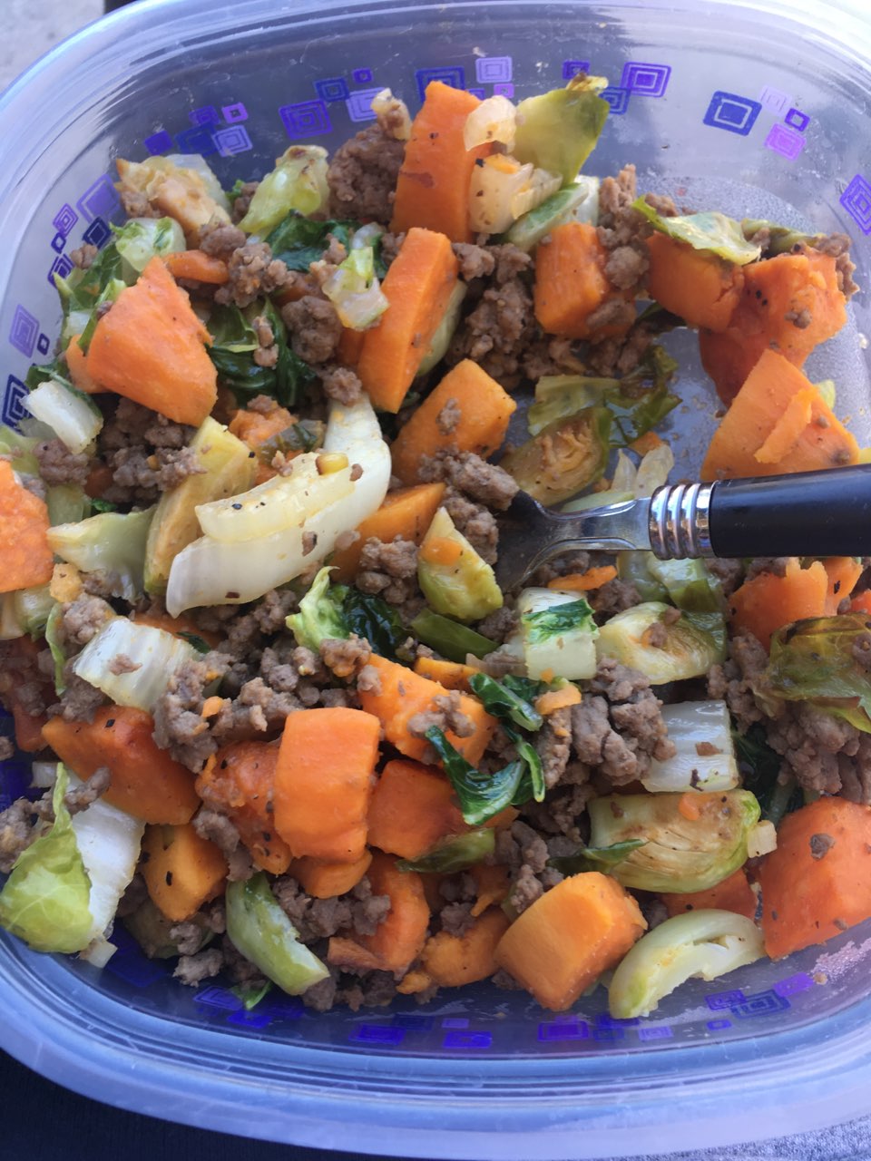 sweet potato, bok choy, & brussel sprouts Directions, calories, nutrition & more Fooducate