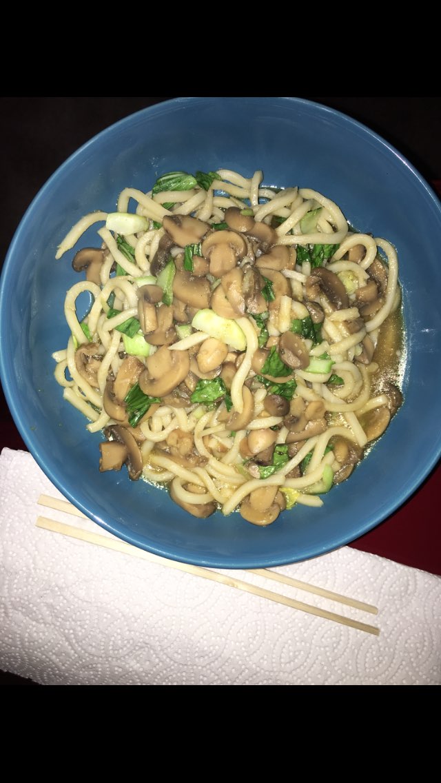 Udon noodle quick stirfry Directions, calories, nutrition & more