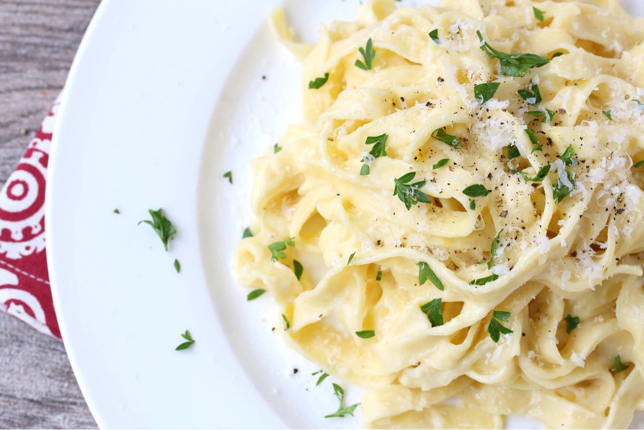 light gluten free fettuccine alfredo Directions, calories, nutrition