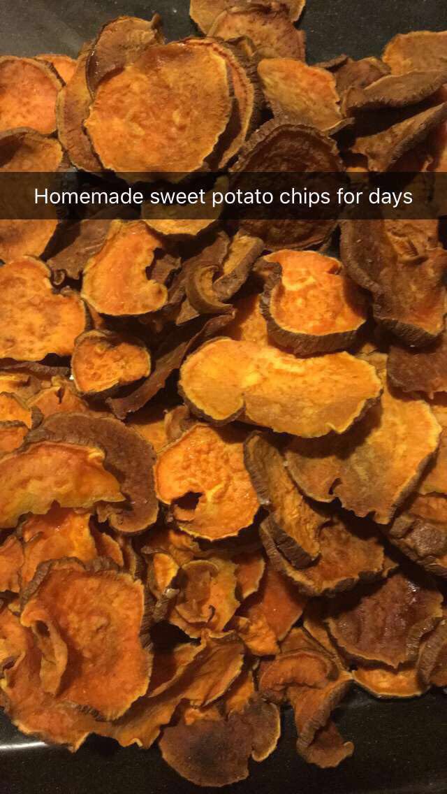 Baked Sweet Potato Chips Directions, calories, nutrition & more