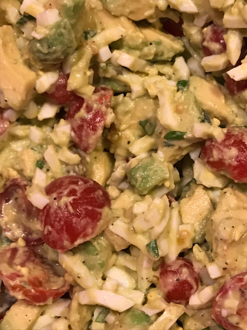 egg salad with avocado and tomato Directions, calories, nutrition