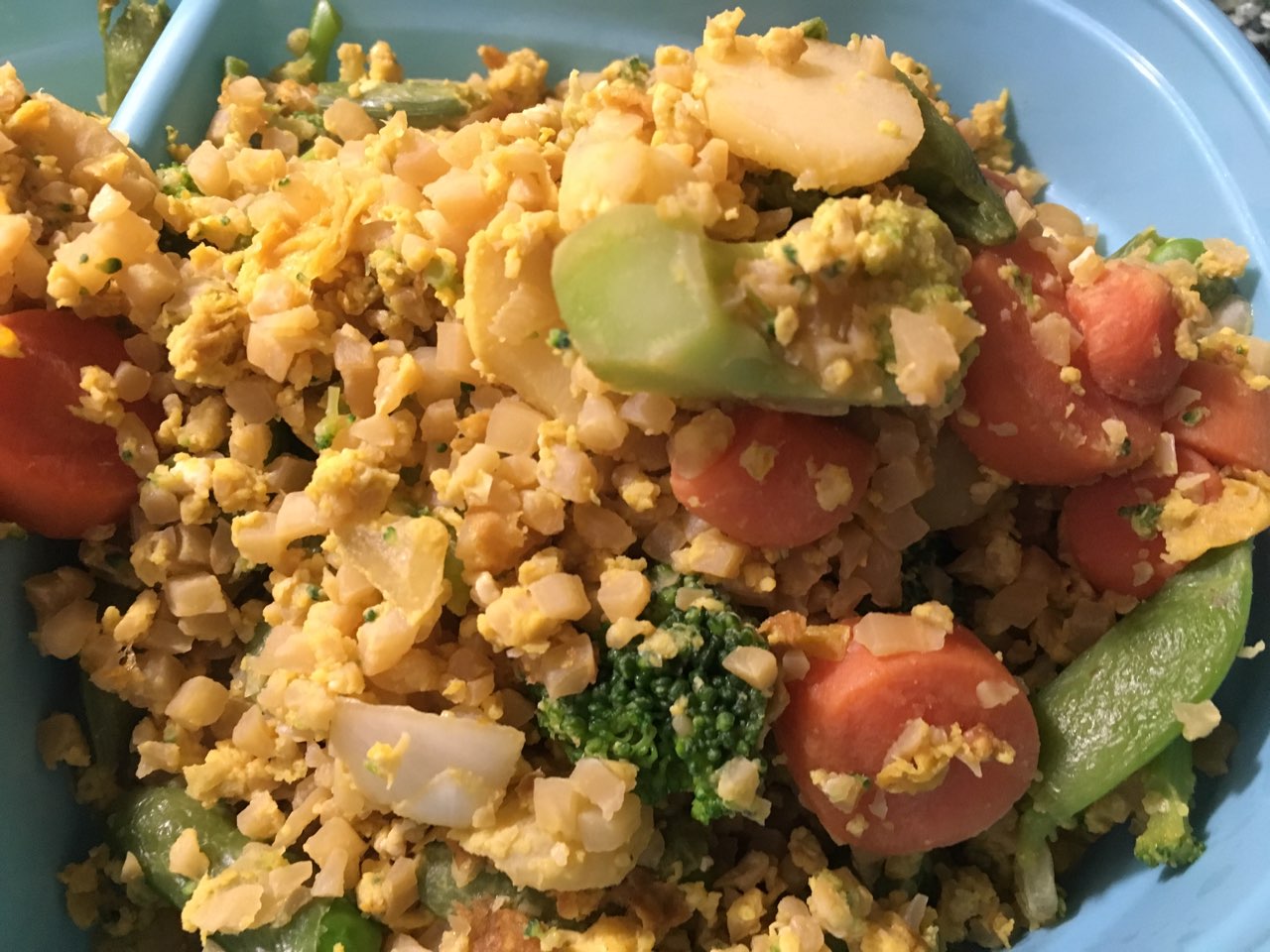 calories in fried rice with egg