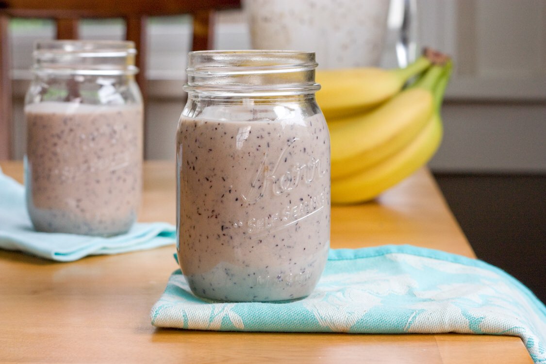 Nevaehs strawberry banana peanut butter smoothie ...