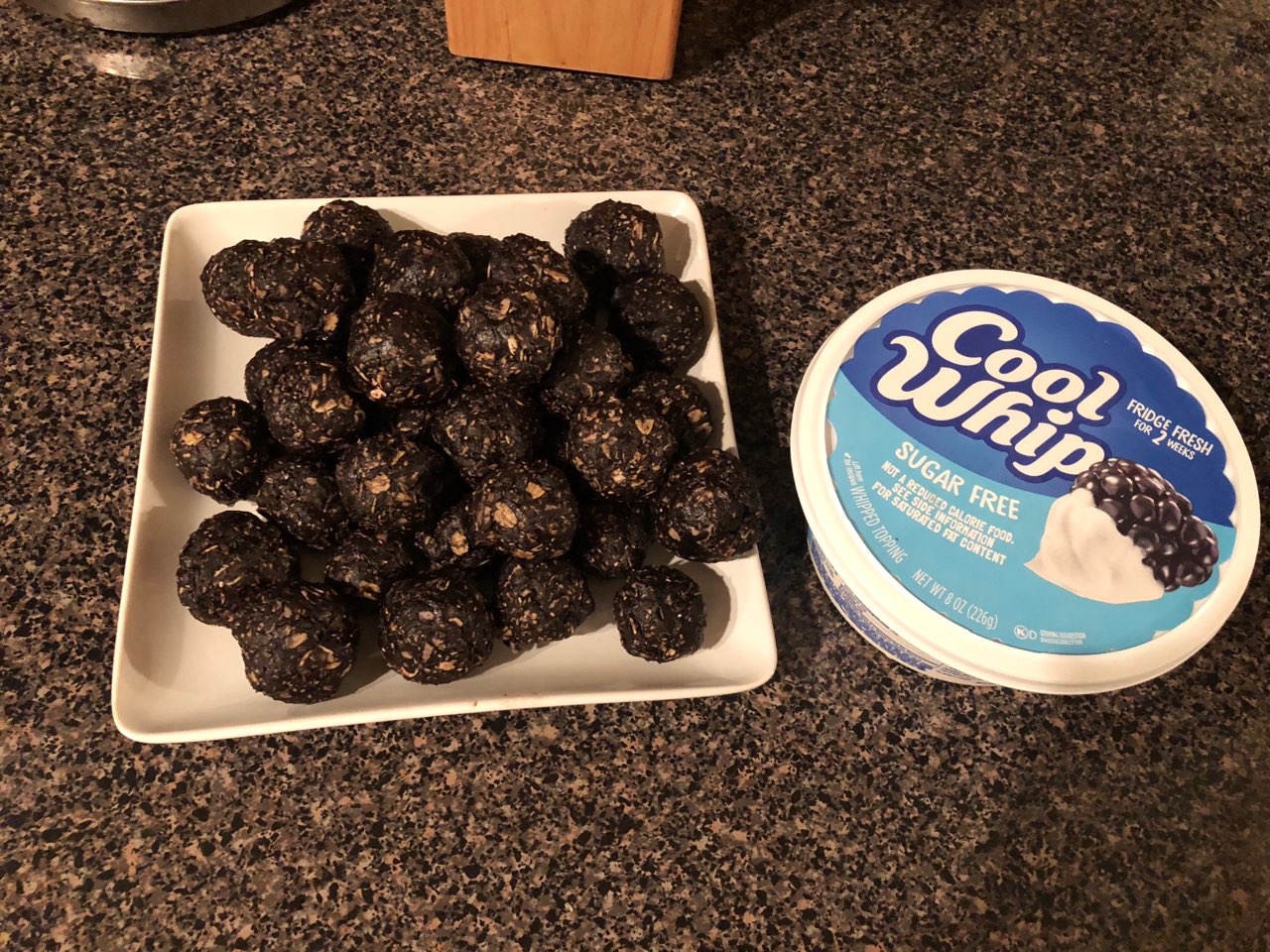 Dark Chocolate Peanut Butter Energy Balls Directions, calories, nutrition & more Fooducate