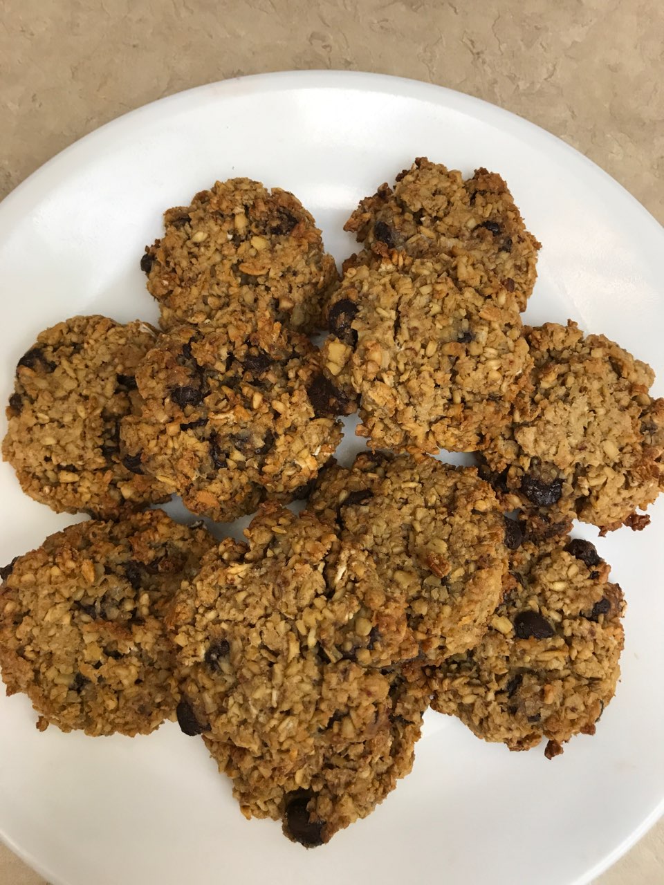 Oatmeal Chocolate Chip Cookies gluten free Directions, calories