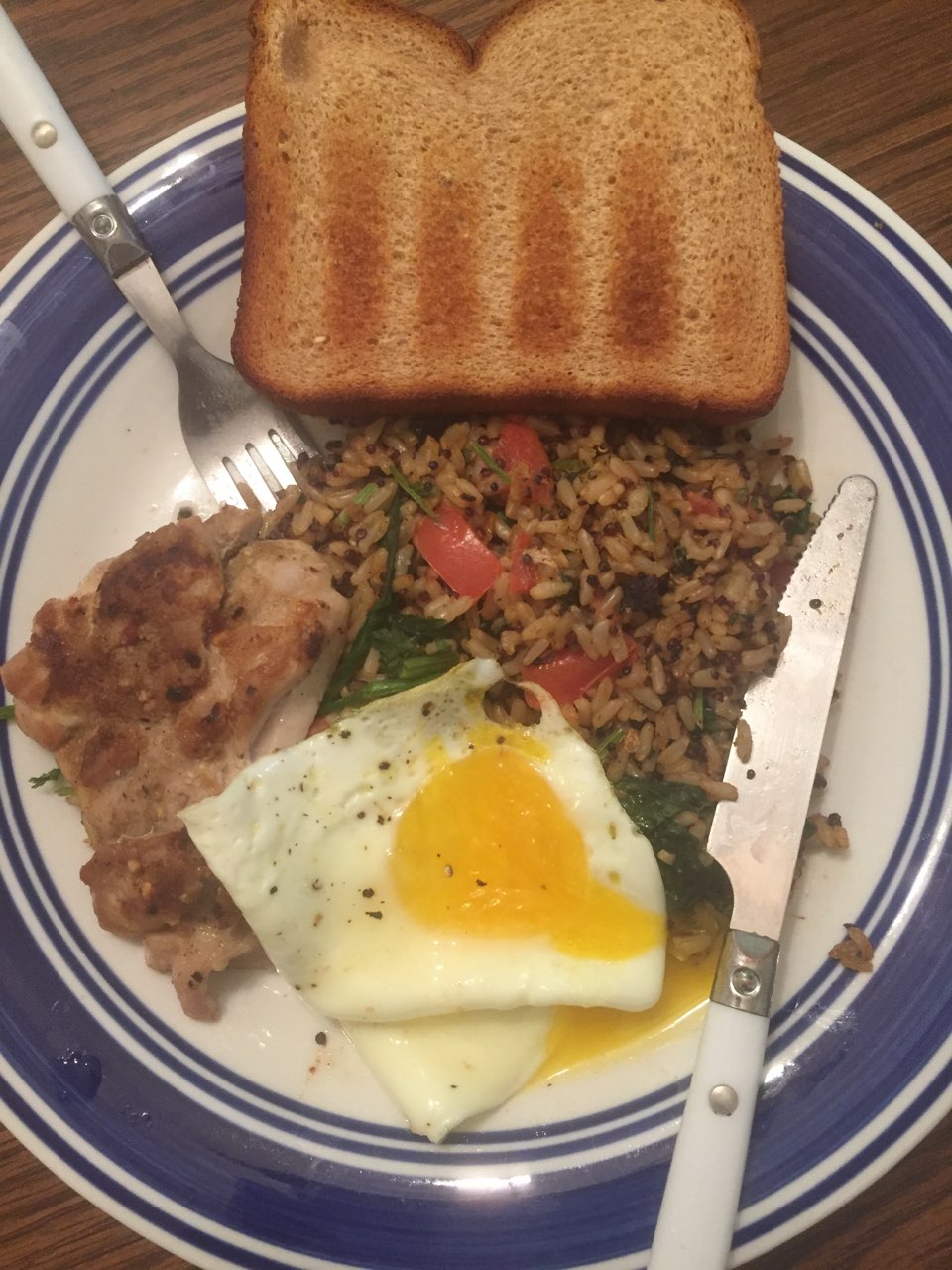 Toast and Fried Egg Directions, calories, nutrition & more Fooducate