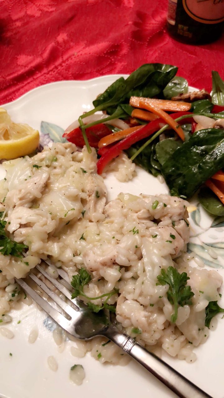 chicken risotto Directions, calories, nutrition & more Fooducate