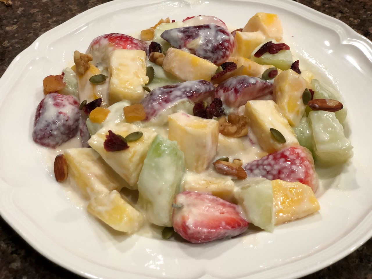 Zesty Fruit Salad Directions, calories, nutrition & more Fooducate