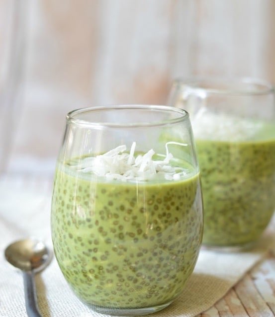 matcha chia pudding Directions, calories, nutrition & more Fooducate