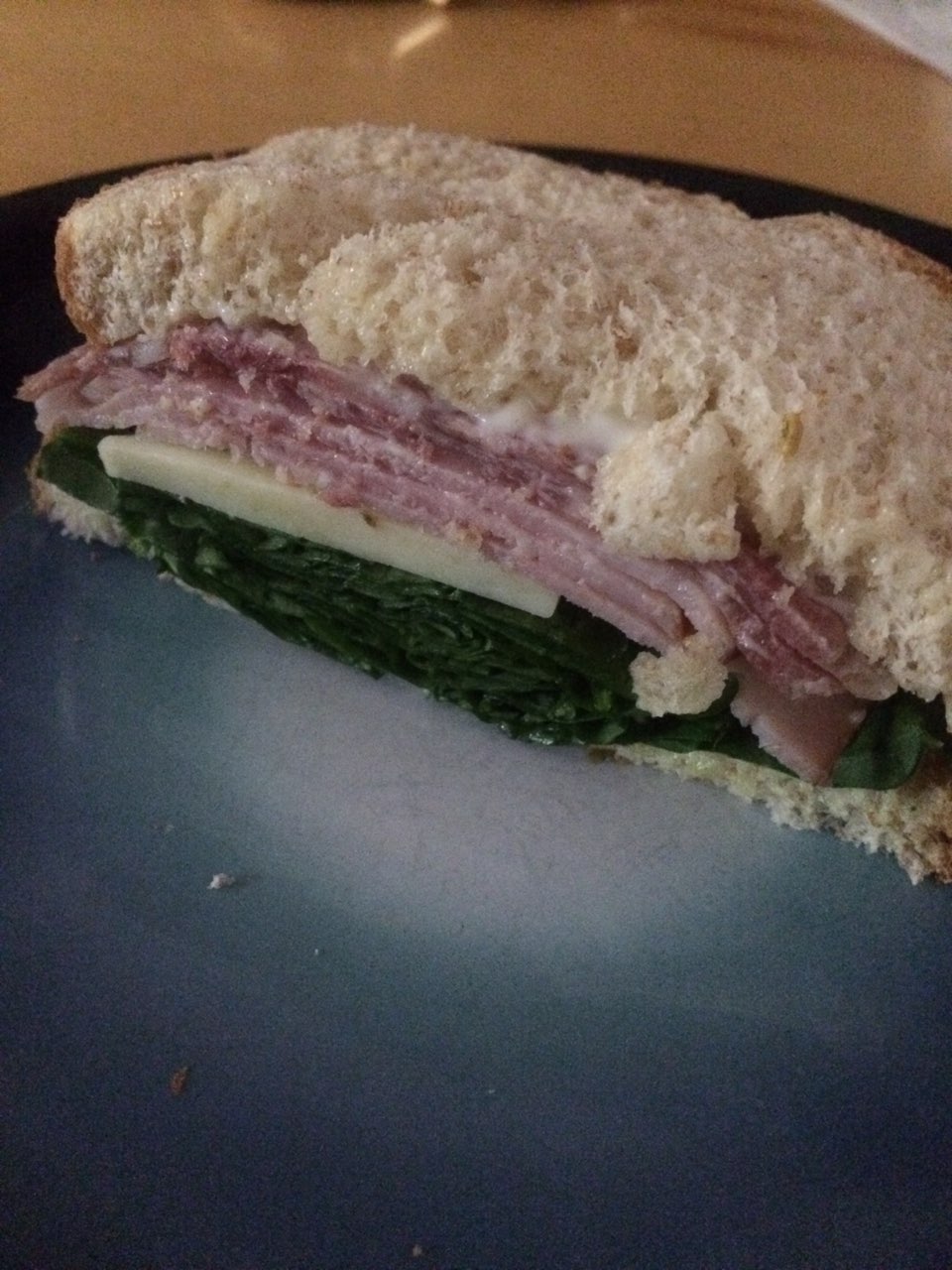 Spinach and ham sandwich Directions, calories, nutrition & more Fooducate