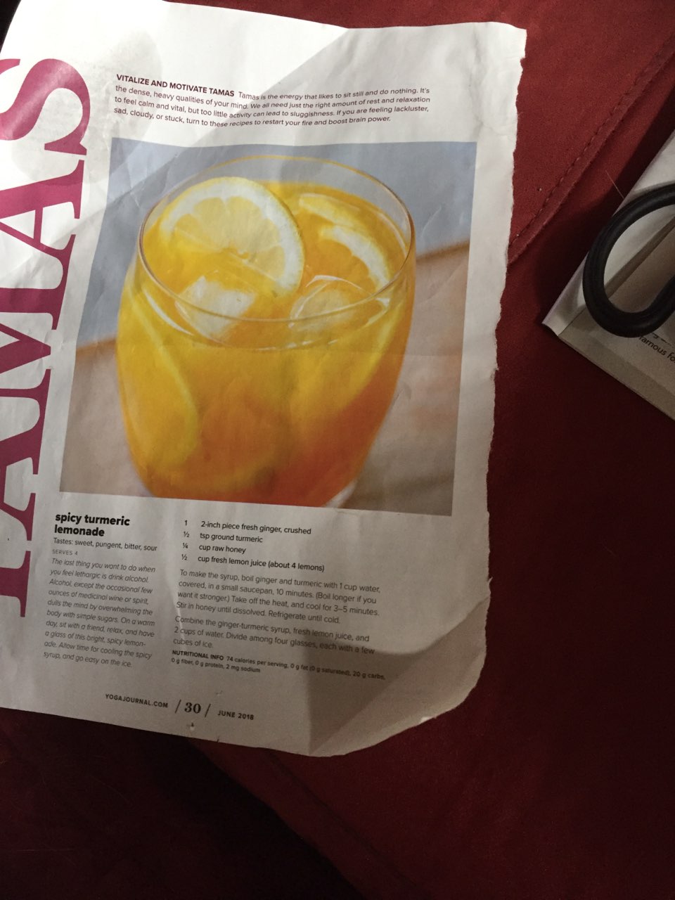 Turmeric Lemonade Directions, calories, nutrition & more Fooducate
