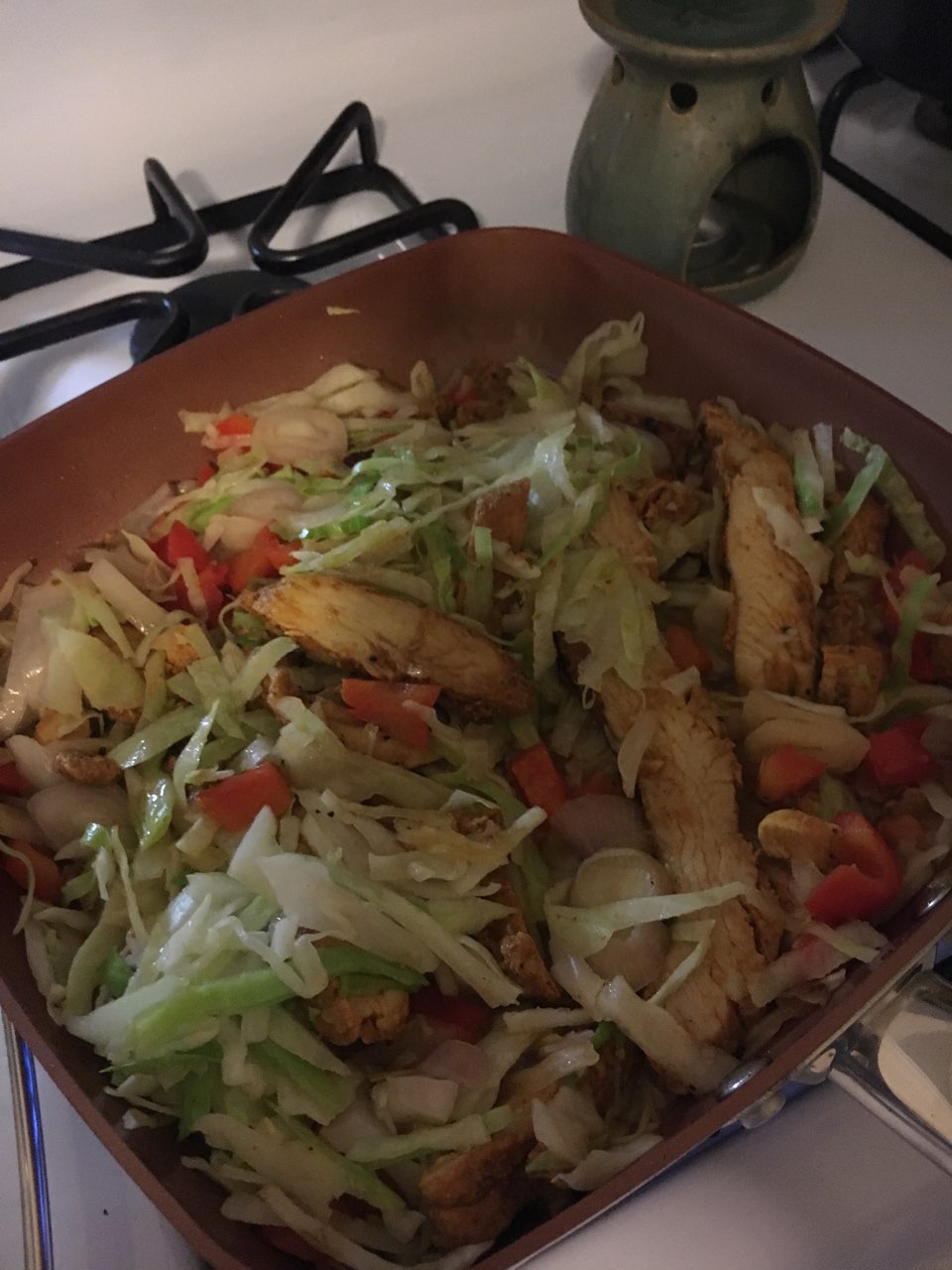 chicken fajita with cabbage Directions, calories, nutrition & more