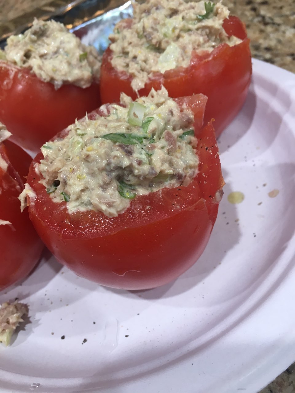 sardinestuffed tomatoes Directions, calories, nutrition & more