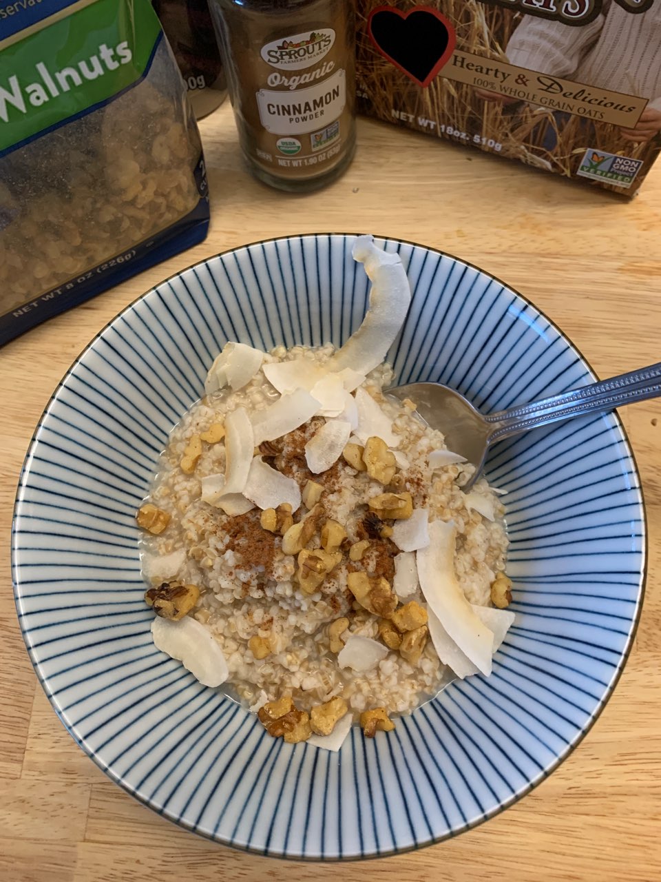 coconuty steel cut oats Directions, calories, nutrition & more Fooducate