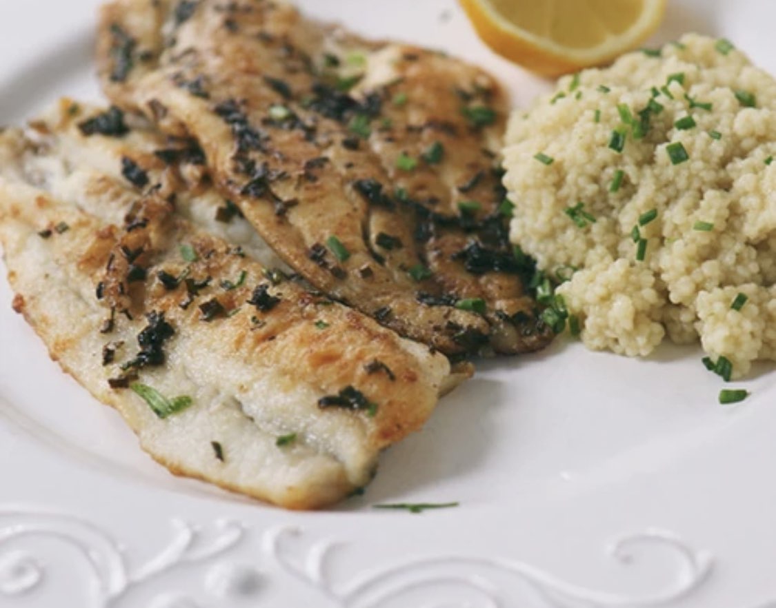 Garlic and Herb Oven Fried Halibut Directions, calories, nutrition