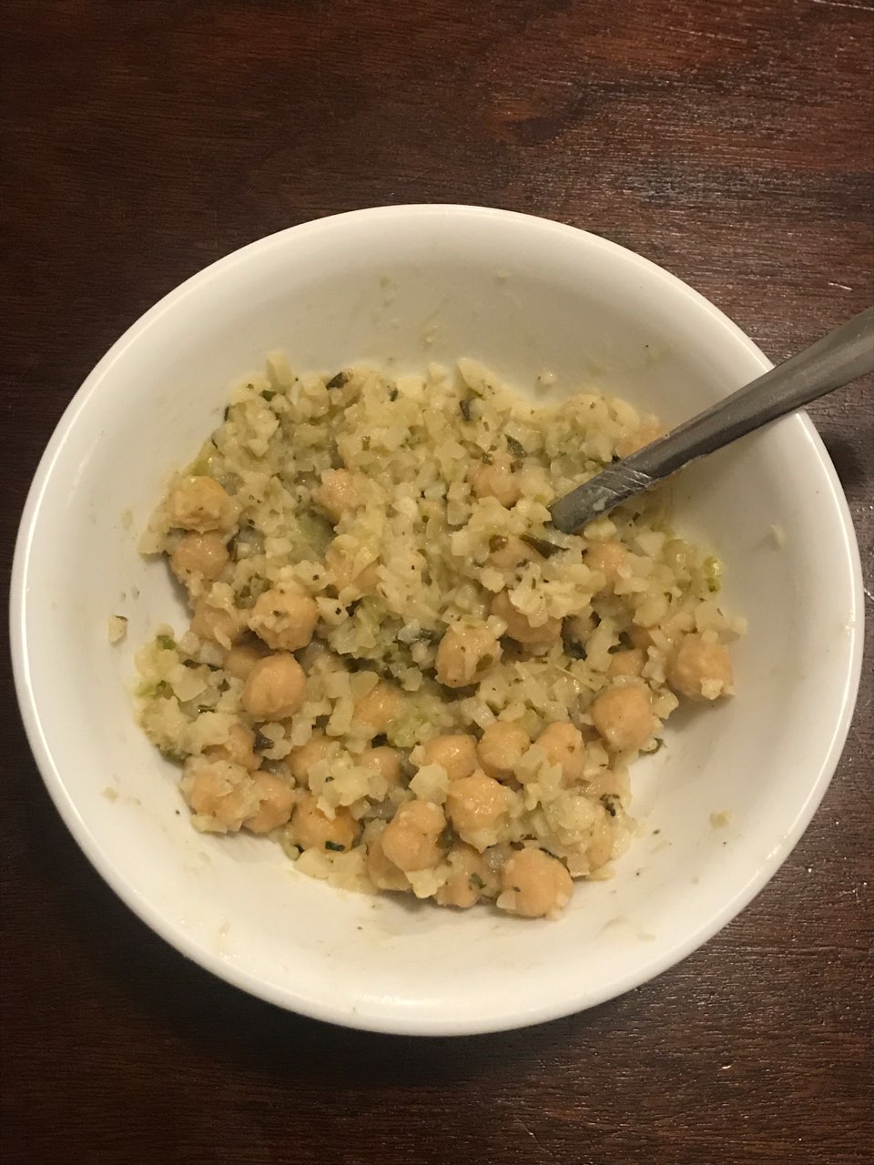 Spinach Artichoke Cauliflower Rice with Chickpeas Directions, calories